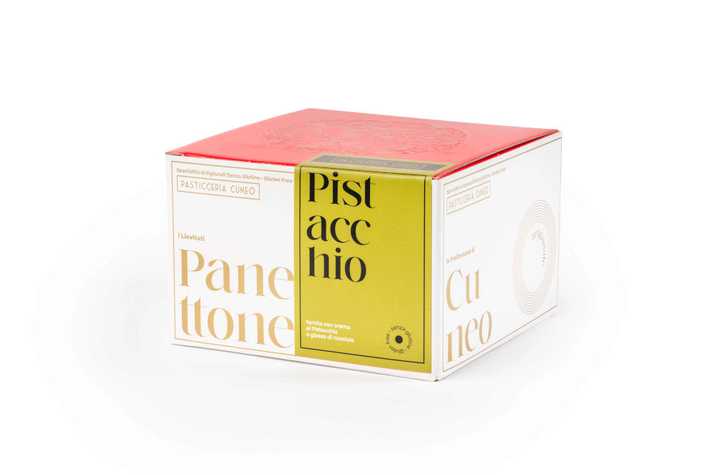 panettone senza glutine al pistacchio